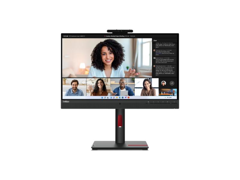 Monitor Lenovo ThinkVision T24mv-30 23.8'' FHD IPS 75Hz 4ms, Slim Bezel, HDMI, Display Port, USB+USB-C, Ethernet,Height adjustable, 3 Years Warranty 63D7UAT3EU