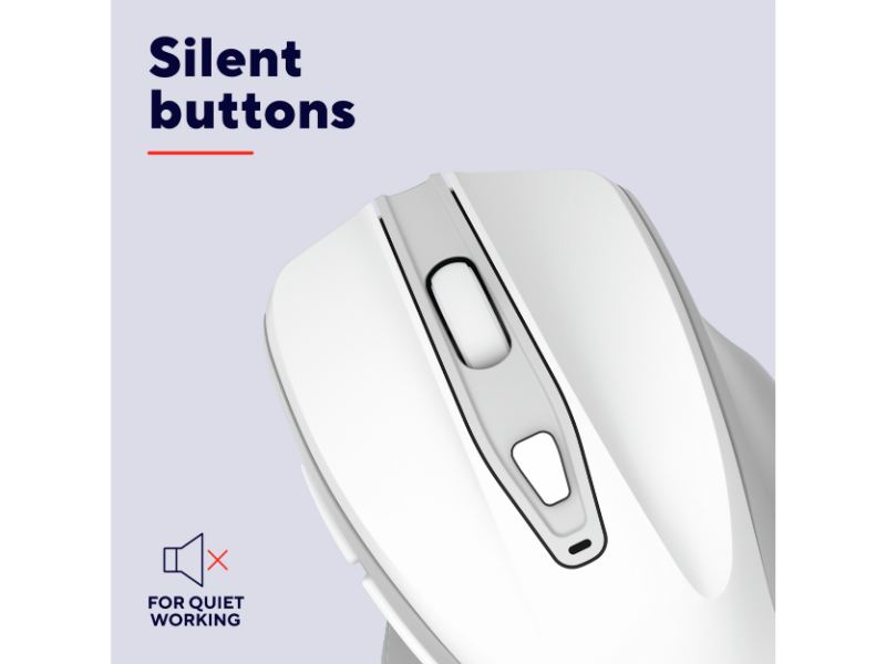 TRUST NITO SILENT WIRELESS MOUSE — WHITE