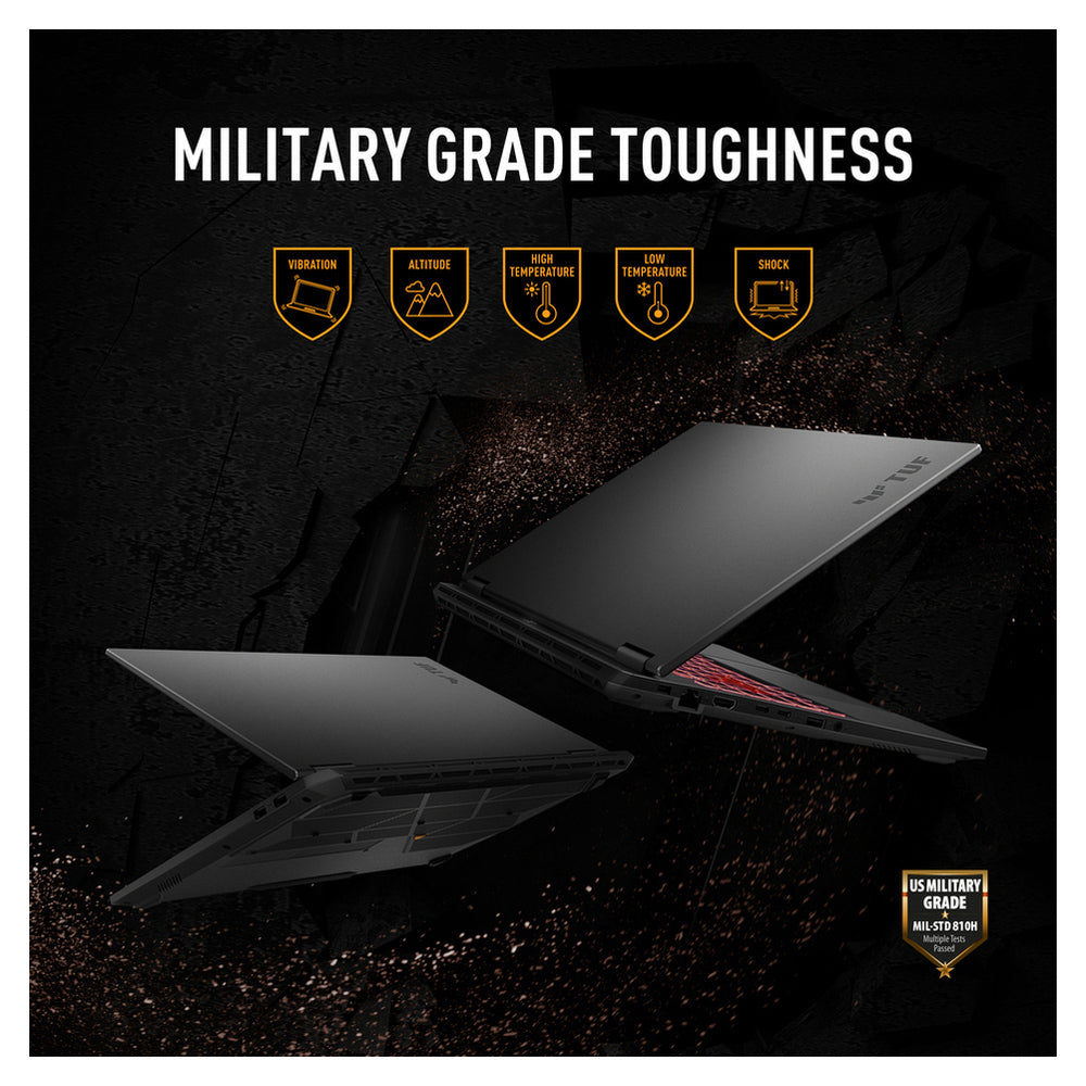 ASUS Laptop TUF Gaming A16 FA607NUQ-RL009W 16'' 1920x1200 WUXGA 144Hz R7-170/16GB/512GB SSD NVMe PCIe 4.0/NVidia GeForce RTX 4050 6GB/Win 11 Home/2Y/Mecha Gray