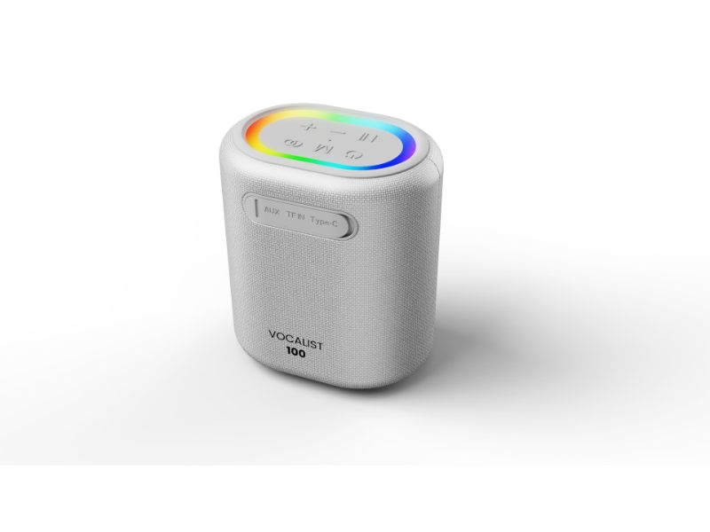 HiFuture Vocalist100 Silver Party Bluetooth Speaker