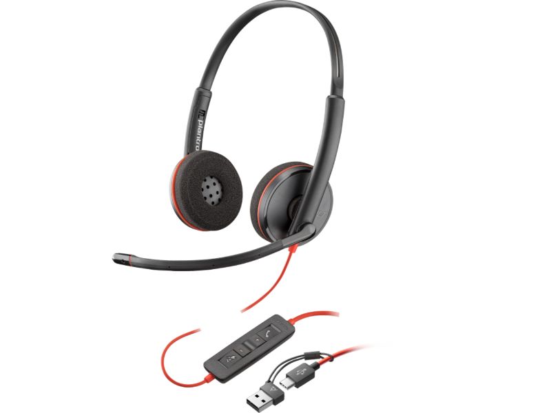 Poly BW 3320 S M HS +USB-C/A — PN 8X220AA