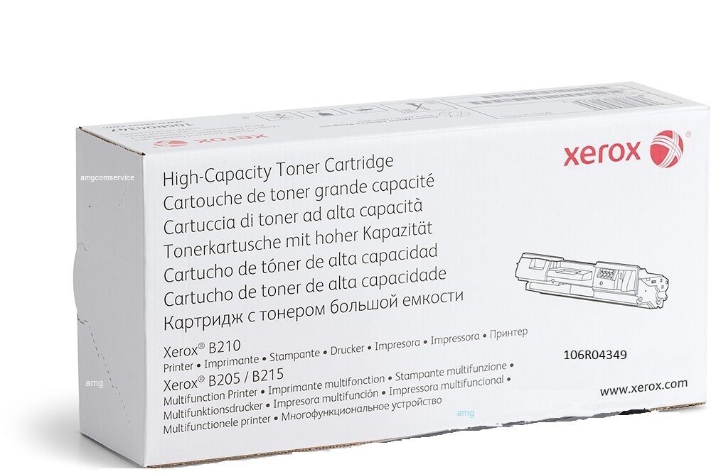 Toner Xerox 106R04349 Dual Pack  (2 X 3K