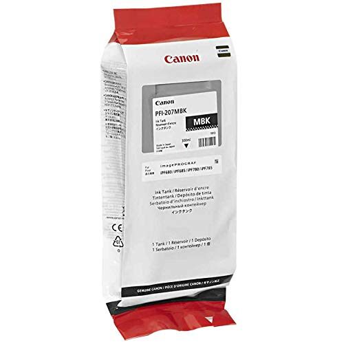 Μελάνι Canon PFI-207 Matt Black (300 ml)