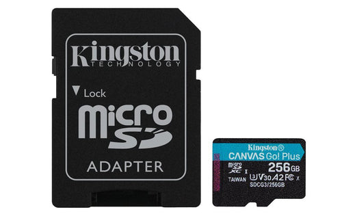 256GB microSDXC CANVAS GO! PLUS 170R U3