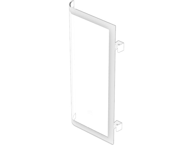 CORSAIR Case Front Panel 5400 AIR (Tempered Glass, White) — CC-8901071