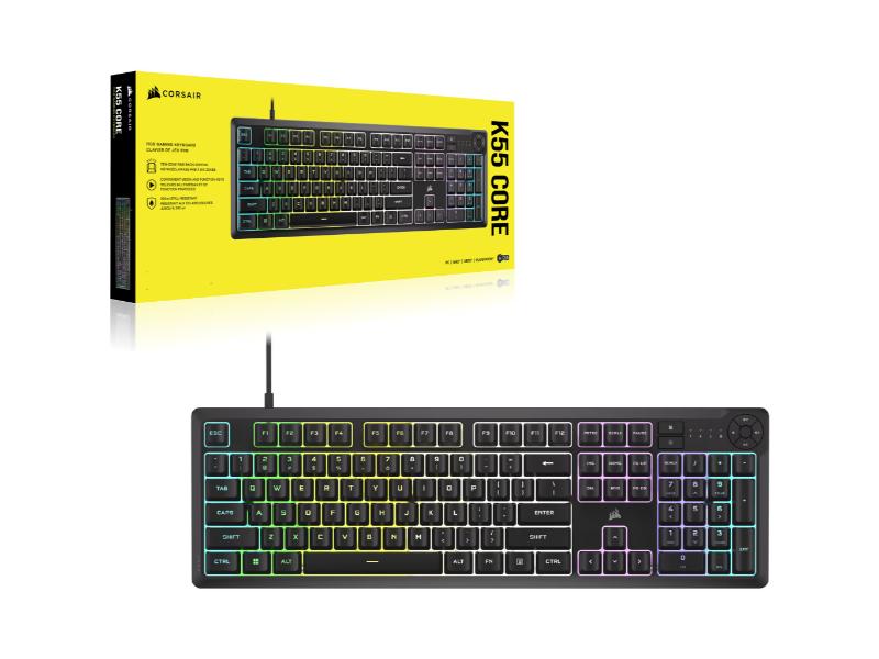 CORSAIR Wired Optical — Mechanical Gaming Keyboard K55 CORE (RGB)