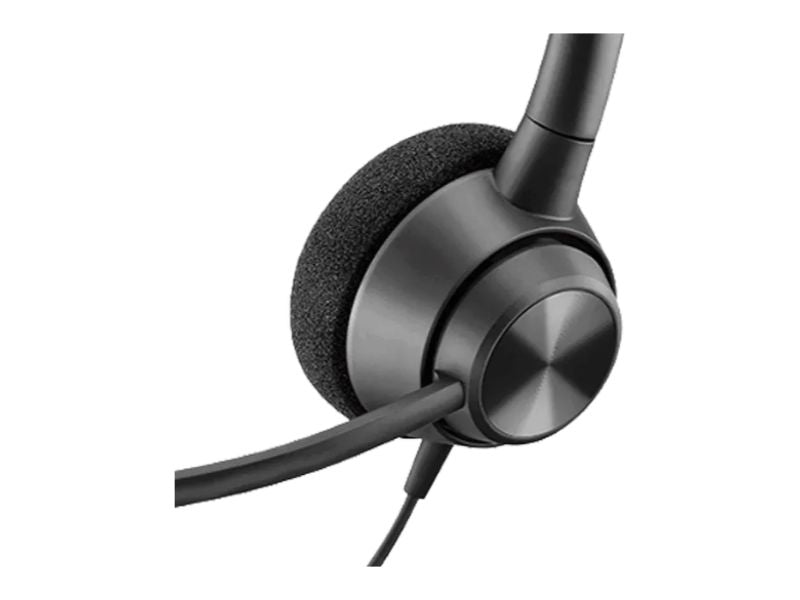 Poly EncorePro 320 with Quick Disconnect Binaural Headset TAA (77T26AA)