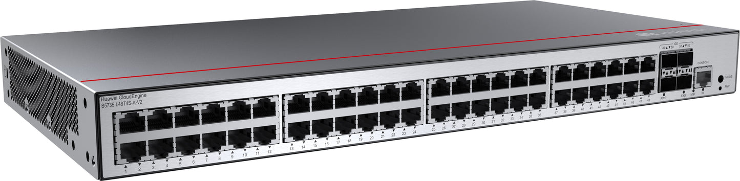 HUAWEI S5735-L48T4S-A-V2 (48*10/100/1000BASE-T ports |  4*GE SFP ports |  AC power)