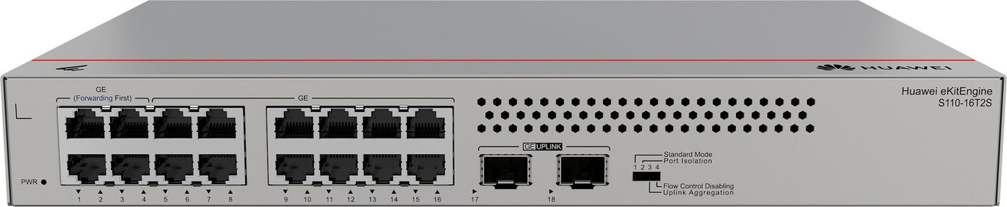 HUAWEI eKitEngine Switch S110-16T2S Unmanaged