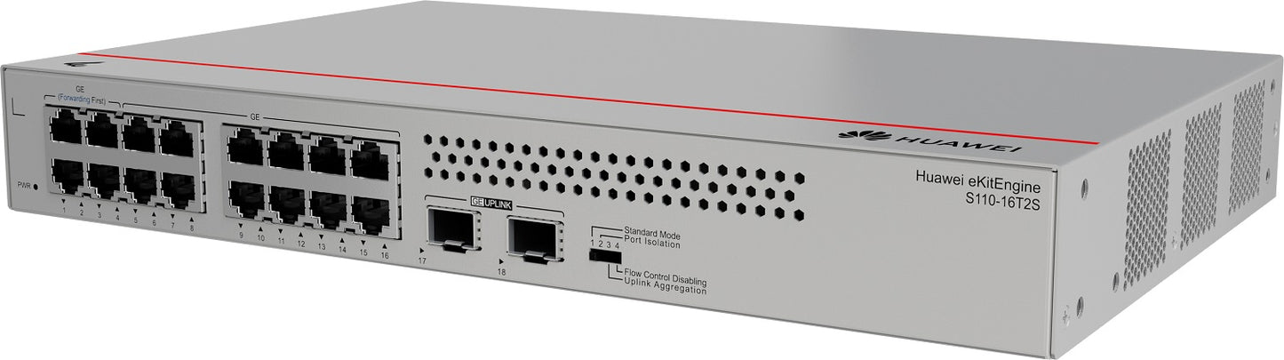 HUAWEI eKitEngine Switch S110-16T2S Unmanaged