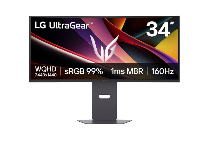 Monitor LG 34G600A-B / 34'' WQHD 3440x1440 Curved 160Hz VA / HDR10 / FreeSync Premium / Tilt/ VESA