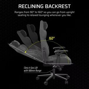 CORSAIR Gaming Chair TC500 LUXE (Fabric, Shadow)