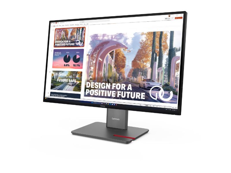 Monitor Lenovo ThinkVision P27QD-40 27'' QHD IPS/HDMI/USB-C/Ethernet/ Speakers/3Y Warranty 64B3GAT2EU