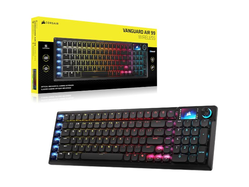 CORSAIR Keyboard VANGUARD 99 LCD W/L
