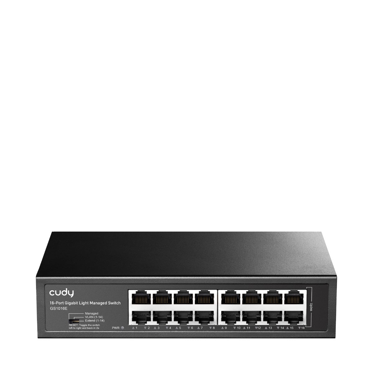 CUDY Switch GS1016E 16-Port Gigabit Light Managed
