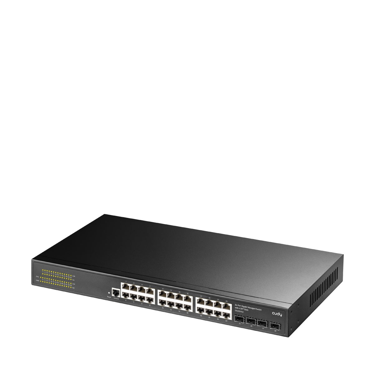 CUDY Switch GS2024S2 24-GbE 4-SFP L2 Managed Gigabit