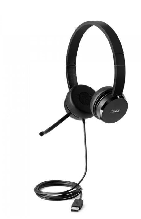 Acc Lenovo 100 Stereo USB Headset