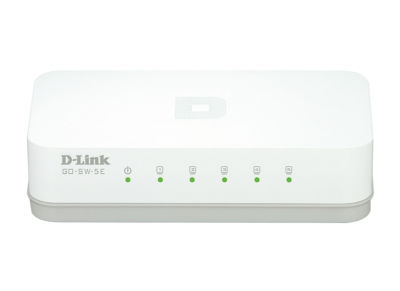 D-Link Desktop Switch 5-Port Fast Ethernet Easy (GO-SW-5E)