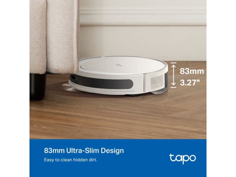TAPO WHITE 5300Pa Suction MagSlim™ LiDAR Navigation Robot Vacuum and Mop
