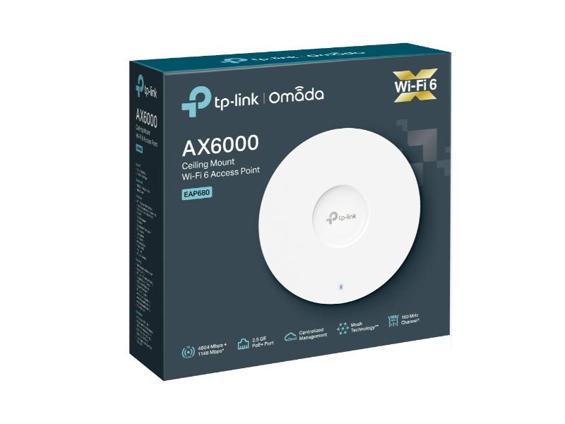 Tp-Link AX6000 Ceiling Mount WiFi 6 Access Point (EAP680)