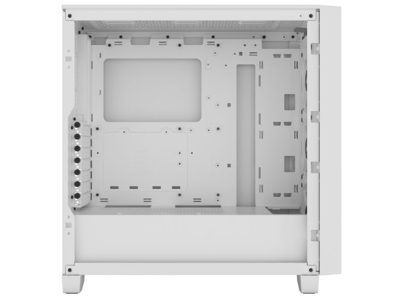 Corsair Mid Tower ATX Case 3000D RGB Airflow Windowed Tempered Glass — White — CC-9011256-WW