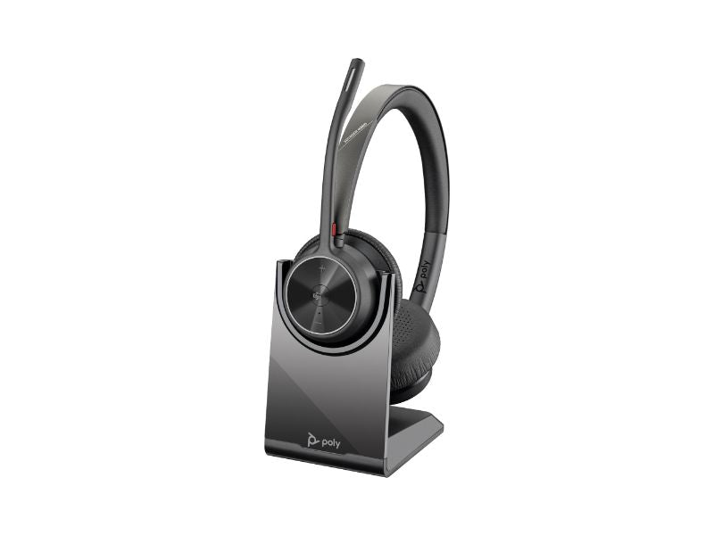 Poly Voyager 4320-M Microsoft Teams Certified Headset +BT700 dongle +Charging Stand (77Z32AA)