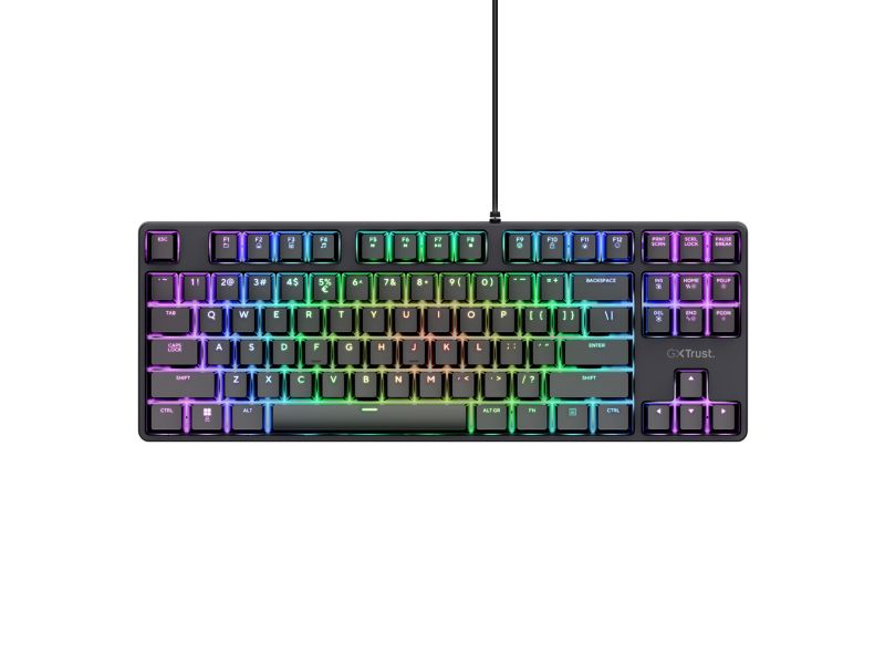 Trust GXT864 Cada TKL Gaming Keyboard US — 25724