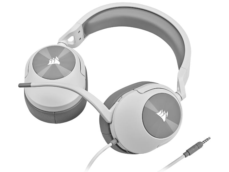 Corsair Wired Gaming Headset HS55 Stereo — White — CA-9011261-EU