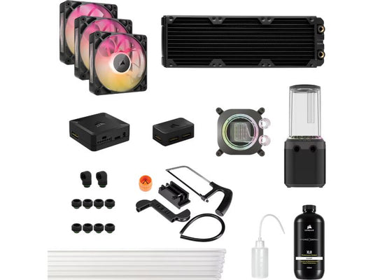 CORSAIR HydroX XH505i iCUE LINK Custom Cooling Kit (Stealth Gray)