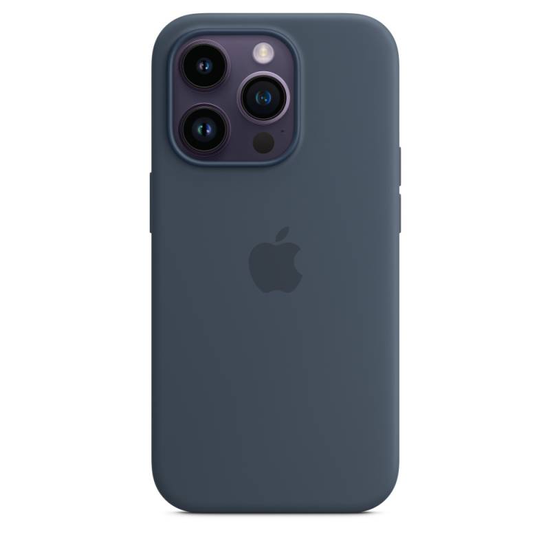 iPhone 14 Pro Silic Case Mag Storm Blue