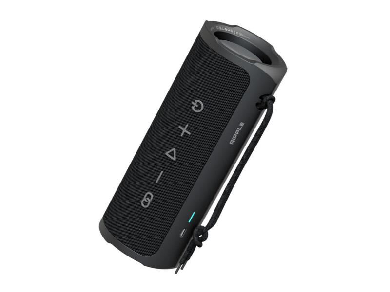 HiFuture Ripple Black Portable Bluetooth Speaker