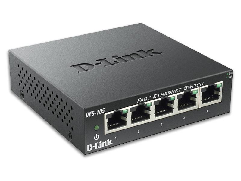 SWITCH D-LINK 5X10/100 DES-105