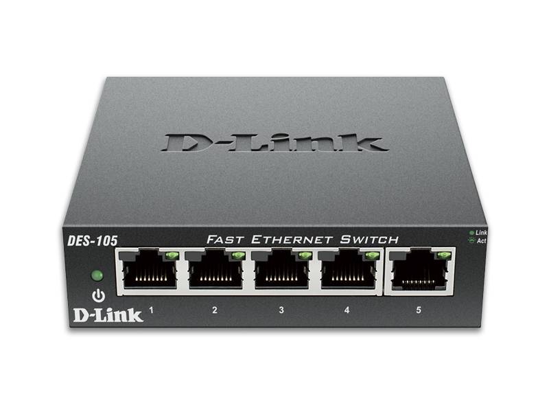 SWITCH D-LINK 5X10/100 DES-105