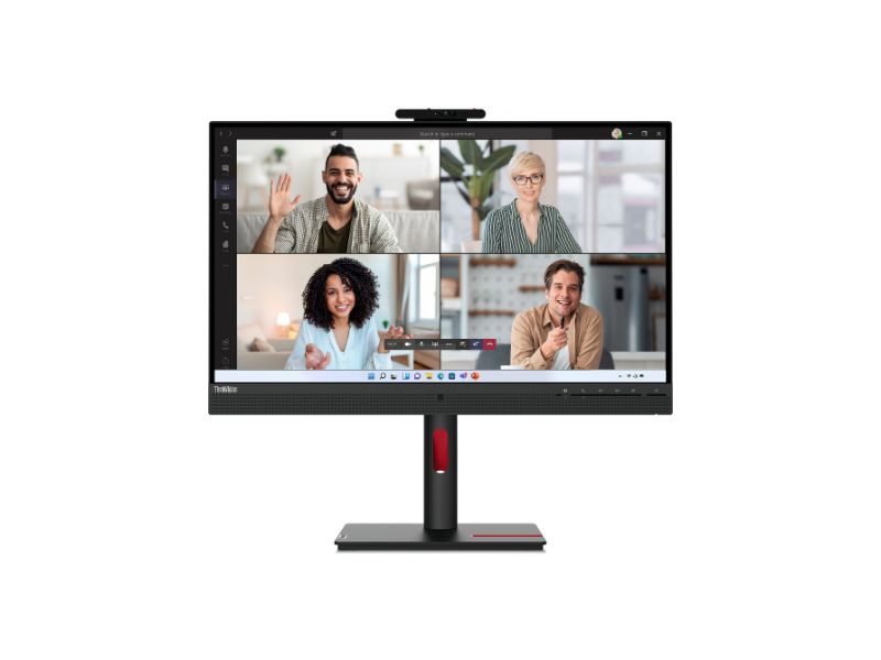 Monitor Lenovo ThinkVision T27hv-30 27'' QHD IPS/VGA/HDMI/Display Port/USB-C/Webcam/Speakers/3Y Warranty 63D6UAT3EU