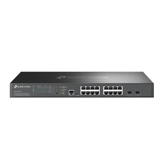 Tp-Link Omada 16-Port 2.5G and 2-Port 10GE SFP+ L2+ Managed Switch with 8-Port PoE+ (SG3218XP-M2)