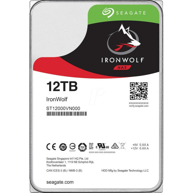 ΔΙΣΚΟΣ SEAGATE IRONWOLF 12TB NAS