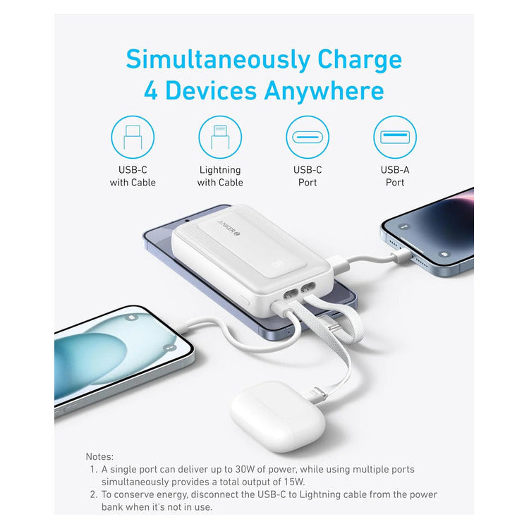 ANKER ZOLO POWER BANK 10K, 22.5W, USB-C BLK