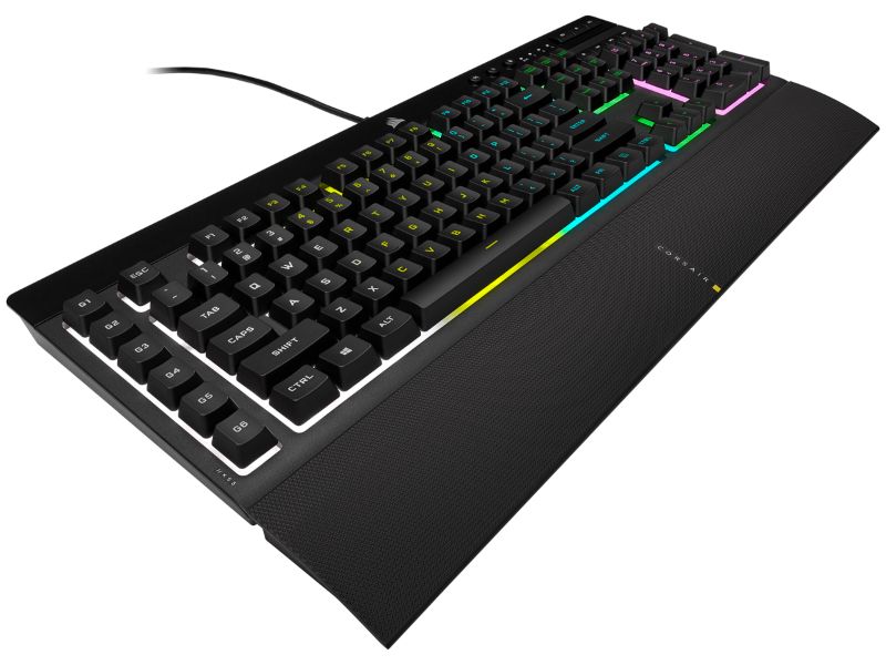 Corsair Wired Gaming Keyboard K55 PRO RGB — GR Layout — Black — CH- 9226765-GR2