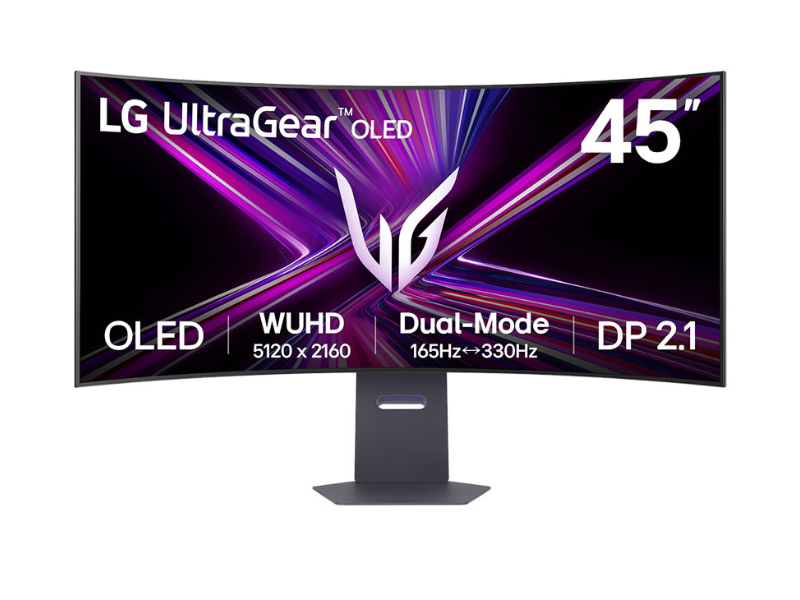 Monitor LG 45GX950A / 45''-5120x2160-OLED-165Hz-0.03ms / G-Sync Compatible, Dual Mode 330Hz — PN 45GX950A-B