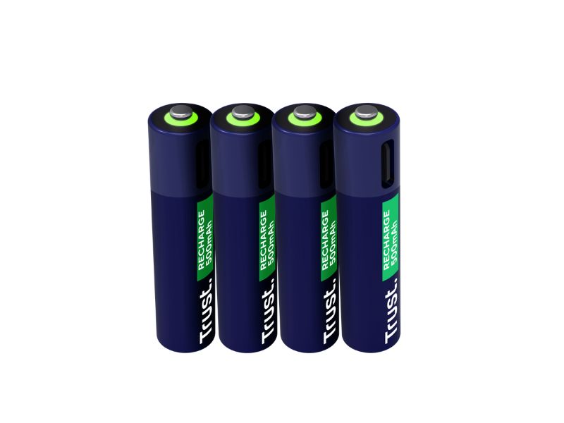 USB-C RECHARGEABLE BATTERIES 4P — AAA