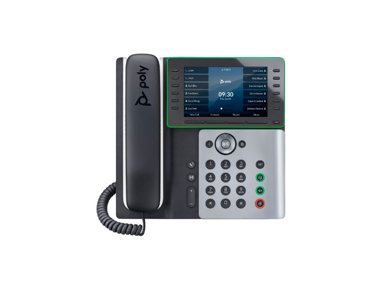 Poly Edge E550 IP Phone and PoE-enabled — 82M91AA