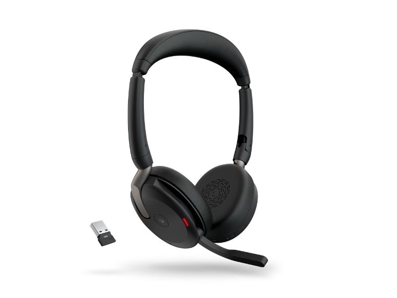 Jabra Evolve2 65 Headset Flex ANC MS Teams USB-A Bluetooth (26699-999- 989)