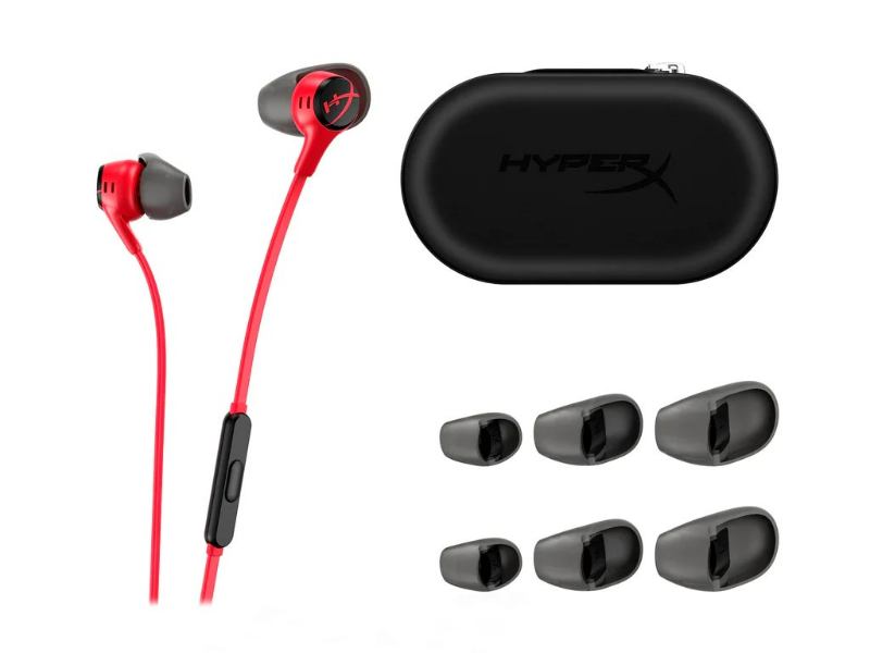 HyperX Cloud Earbuds II RED — 705L8AA