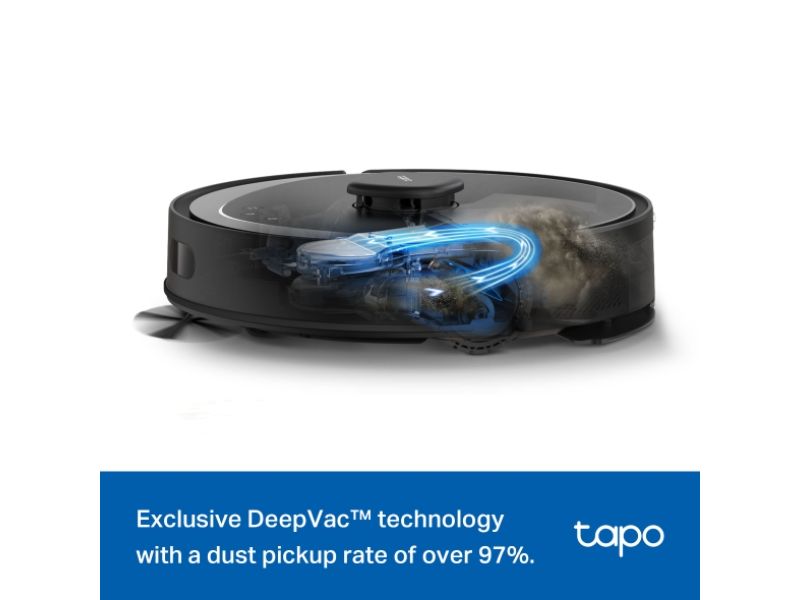 TAPO 5300Pa Hyper Suction Robot Vacuum <(>&<)> Mop + Smart Auto-EmptyDock
