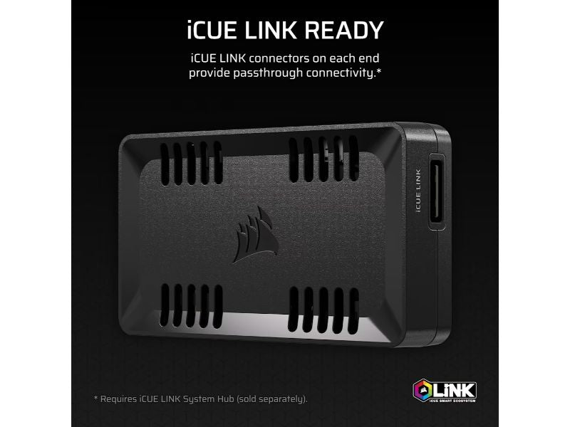 Corsair iCUE Commander Duo / Lighting <(>&<)> Fan Controller / HybridiCUE LINK <(>&<)> ARGB / Dual Channel – PN: CL-9011141-WW