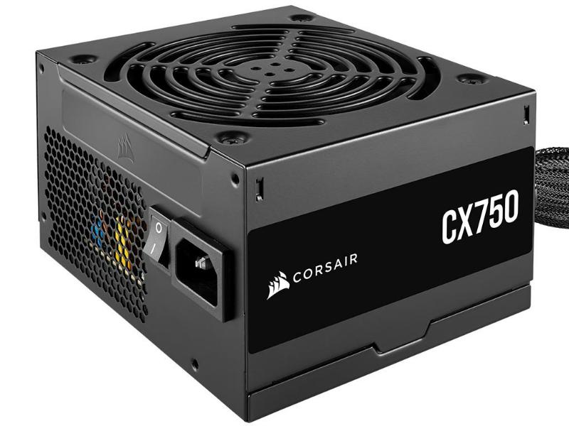 Corsair PSU CV Series CX750 — 750 Watt 80 Plus Bronze Certified — Black — CP-9020279-EU