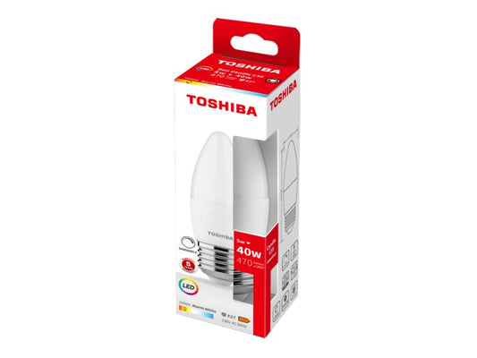 TOSHIBA LED C35 E27 5W 3000K DIMMABLE