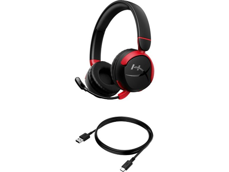 HyperX Cloud Mini On Ear Wireless Gaming Headset Black/Red — 7G8F1AA