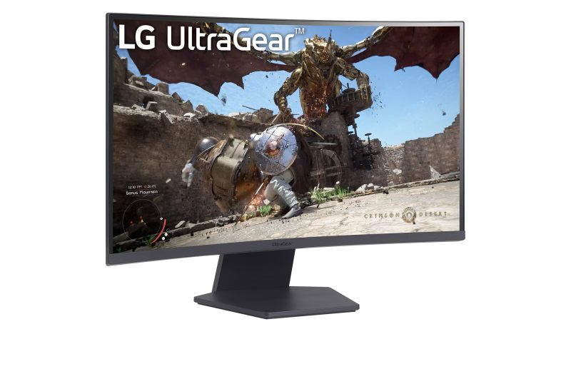 Monitor LG Ultra Gear 27GS60QC 27'' 2k QHD VA 180Hz 1ms , HDR, HDMI, DisplayPort, 3Y — 27GS60QC-B