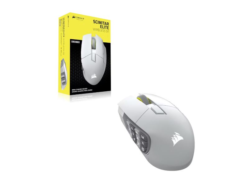 CORSAIR Mouse Scimitar Elite Wireless SE (RGB, White)